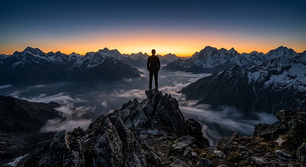 Leader at the summit